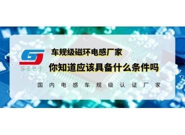 磁環(huán)電感廠(chǎng)家具備定制研發(fā)能力的重要性gujing